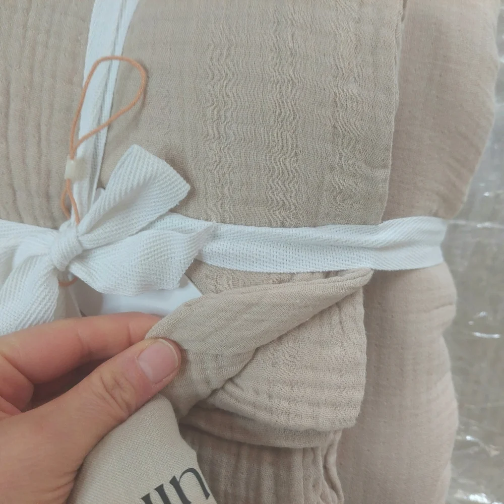 NWT- Quince Organic Cotton Dune Airy Gauze Duvet Cover! Full/ Queen (1210)
